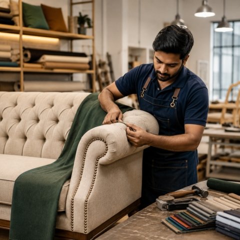 Sofa Repair Process